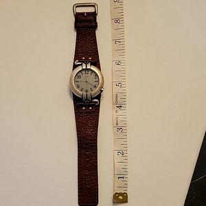 Leather Lucky brand women's watch.